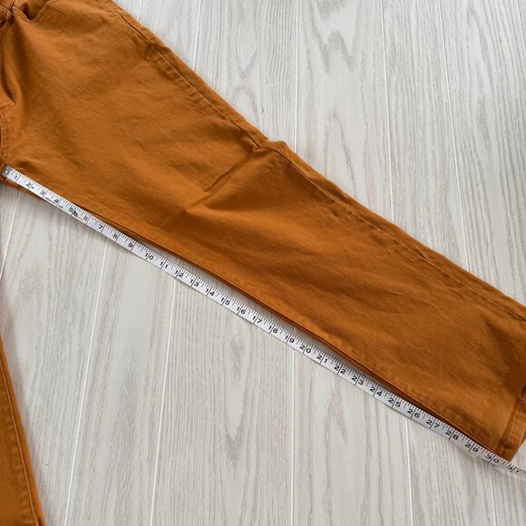 Ethanol Men’s 40x30 Rustic Orange Straight 5-Pocket Dress Pants - Picture 7 of 9